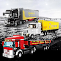 Miniatyrbild 2 av 5: Lastbilsmodell Byggklossar Kompatibla Tekniska Stadsfordon Godstransport Bil Pojkleksaker Mini Tegelstenar Kreativa Barnpresenter 4971 container truck