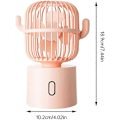 Pikkukuva 2 / 5: Pöytäkone USB USB -tuuletin Mini pöytätuuletin 2400mah Kannettava USB Ladattava Cactus Cactus Ladattava Cactus