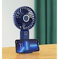 Miniatyrbild 4 av 5: Handhållen fläkt, USB-uppladdningsbar bärbar minifläkt, 5-växlad liten fickfläkt med grön bas