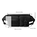 Pikkukuva 3 / 5: Kestävä vyölaukku useilla säilytysvaihtoehdoilla, crossbody-laukut ulkoilun harrastajille Gray