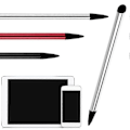 Pikkukuva 3 / 5: Yleiskäyttöinen älypuhelinkynä Apple Pencilille iPad Stylus -kynälle Näytön piirustuskynä Stylus-kynä Red