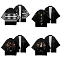 Miniatyrbild 2 av 2: Tokyo Avengers Cosplay Anime Top,Kimono Tee Herr Kortärmad B3 L