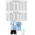 Miniatyrbild 2 av 2: VM 2022 Argentina Hemma #10 Messi-tröja matchdräkt 2XL