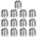 15 st Ljuslampans Adapter E14 Ljussockel Till E27 Ljussockel Konverteringsadapter