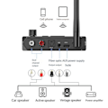 Miniatyrbild 2 av 5: Bluetooth 5.3 Digital Display Bluetooth-mottagare Fiber Optisk Koaxialadapter Stöder U Disk Mp3 Pl