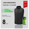Miniatyrbild 3 av 5: 8 Uppvärmda Zoner Eljackor Sportkläder Kappa Grafen USB 8 Heated Zones 2XL