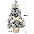 Miniatyrbilde 3 av 5: Liten juletre med lys, mini-juletrær til skrivebord (40 cm)