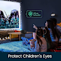 Pikkukuva 4 / 5: Mini Projektio Näyttö 180P 4K Kannettava Langallinen Projektor Kotiteatteri Lasten Lahja Kino Video Älykäs HD TV Elokuva Media Player IOS Androidille