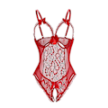 Miniatyrbilde 1 av 2: Sexy Siamese Lace Open Kvinners Sexy Undertøy - Ya red xl