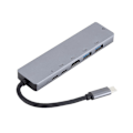 Miniatyrbild 3 av 5: Usb3.1 Typ Usb-c Till Hdtv+rj45 6-i-1 Dockningsstation För Dockningsstation Hub Typ C Adapter