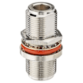 Miniatyrbillede 4 af 5: N Hun til N Hun Adapter Bulkhead Montering 50 Ohm Kobber Koaksial Stikadapter (2-pak) Til 4g