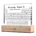 Miniatyrbillede 1 af 5: Periodisk system med ægte elementer indeni, elementtabel, akryl periodisk system display med 83 ægte prøver