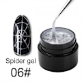 Miniatyrbilde 1 av 5: 3D-maling edderkopp negler gel kreativ ledningstrekk neglelakk neglekunst for manikyr c06