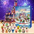 Miniatyrbild 1 av 5: Julkalender med 24 Nedräkning Disney Söt Mickey Ornament Mickey Mouse Figur Blind Box Dock Ornament disney e model+ airplane box