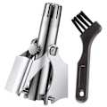 Miniatyrbillede 1 af 5: 1 stk Næsehårs Trimmer Mini Bærbar Rustfrit Stål Næsehårsfjerner Manuel Trim Næse Øre Vibrissa Saks Vaskbar Razor Shaver til Mænd