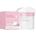 Miniatyrbillede 1 af 5: Collagen Toner Pads, Runde Bomulds Toner Pads til Ansigtet, Fugtgivende Opklarende Toner Pads, Hudstrammende & Gendan Elasticitet collagen ampoule pad