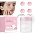 Miniatyrbillede 4 af 5: Collagen Toner Pads, Runde Bomulds Toner Pads til Ansigtet, Fugtgivende Opklarende Toner Pads, Hudstrammende & Gendan Elasticitet vitamide brightening pad
