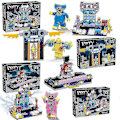 Miniatyrbillede 2 af 4: 4 i 1 Sæt Poppy Play Time Minifigurer Legetøj Huggy Wuggy Byggeklodser