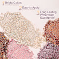 Miniatyrbillede 5 af 5: Glitter Shiny Makeup Pudder Highlight Blush Palette Shimmer High Gloss Contouring Palette Fin Glat Pudder Lysende Hudtone 04 highlight