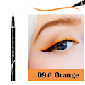 Miniatyrbilde 1 av 5: 12 farger eyeliner penn, sjarmerende matt, vanntett, langvarig, ikke-blomstrende katteøye orange