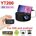 Pikkukuva 2 / 5: Mini Projektio Näyttö 180P 4K Kannettava Langallinen Projektor Kotiteatteri Lasten Lahja Kino Video Älykäs HD TV Elokuva Media Player IOS Androidille