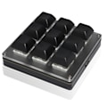 Miniatyrbild 1 av 5: 9-Tacks Trådlöst Anpassningsbart Tangentbord 2.4G USB Bluetooth -Läges Tangent Anpassning Hot-Swappable Tangenter