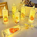 Pikkukuva 2 / 5: LED-sähkökynttilät, Jeesus Pyhät Uskonnollinen Koriste jesus without base