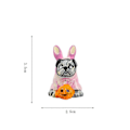 Pikkukuva 3 / 5: Pelottavat Pinkit Puput Koiran Halloween Keittiötarvikkeet Mikro-Maisemat DIY Kristallikuula Tarvikkeet Hartsi Keittiötarvikkeet Flye2785