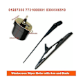 Miniatyrbilde 3 av 5: 12v Universal Vindusviskermotor Med Arm Og Blad For Willys Traktor 01287358 7731000001