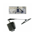 Miniatyrbild 1 av 5: 12V Universal Vindruteviskaremotor med Arm och Blad för Willys Traktor 01287358 7731000001