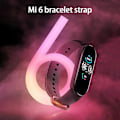 Miniatyrbilde 4 av 5: Urremmer for Mi Band 6 Armbånd Silikon Wrist Miband 6 Utbytting yellow