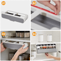 Miniatyrbilde 5 av 5: SpiceCaddy Krydderorganisator, Krydderstativ for skap organizer and 6 bottles