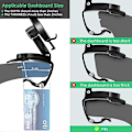 Miniatyrbillede 2 af 5: Biltelefonholder, 360 Graders Rotation Dashboard Klipsmontering, Kompatibel med iPhone 11/12 Pro Max XS Max XR 8 8Plus 7 Samsung Galaxy S10 S9 S8 LG og Mere