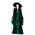 Pikkukuva 1 / 5: Harry Potter Minerva McGarmiwa Tylypahkan rehtorin kaapu aikuisille Halloween cosplay-asu s
