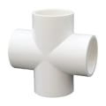Miniatyrbillede 1 af 5: 10 stk. 4-vejs PVC-kryds til bygning af kraftige drivhusrammer, møbelforbindelser 20 mm