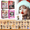 Miniatyrbild 3 av 5: Jul-blindbox med söt miniatyrfigur av Taylor Swift, ryggsäcksdekoration, hänge, jul-blindbox A