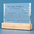 Miniatyrbilde 2 av 5: Periodisk system med ekte elementer inni, elementenes tabell, akryl periodisk systemdisplay med 83 ekte prøver