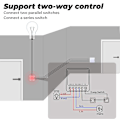 Miniatyrbillede 4 af 5: 1-10 stk. Tuya Mini 16a Wifi Switch-modul med Smart Life App 2-vejs kontrol,