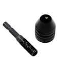 Miniatyrbild 4 av 5: 1 st 0,3-6,5 mm Hexborrchuck Nyckelös Skruvmejsel Slagmejsel Adapter Elektrisk Mikromotor Klämma Chuck Armatur Hex Skaft