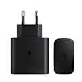 Miniatyrbilde 1 av 2: Passer for Samsung S23 ladehode PD 45w/25w europeisk standard hurtigladehode note20 mobiltelefonlader med 1 meter kabel 45w
