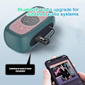 Pikkukuva 3 / 4: 3-in-1 Auton Bluetooth 5.3 -lähetin ja vastaanotin Mini FM-lähetin LED-näytöllä Handsfree-puhelu Auton sarja Langaton AUX-ääniadapteri Tukee TF-korttia