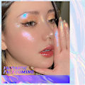 Miniatyrbilde 5 av 5: Shimmer Highlighter Pudder Palett Ansikt Kontur Sminke Høydepunkt Ansikt Bronzer Highlighter Lys Opp Hud Ansikt Blush Kinn Blush
