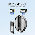 Miniatyrbilde 5 av 5: Magnetisk M.2 2230/2242 NVMe SSD-kabinett Magsafe SSD-etui USB C 3.2 Gen2 til NVMe PCI-E for iPhone 15 Pro Max ProRes MacBook