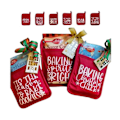 Miniatyrbild 1 av 5: 6-pack Julgryta Ställ Bakset, Julugnsvantar Ornament, Julgryta 6pcs set