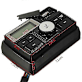 Miniatyrbillede 3 af 5: Motorcykel Lyd Mp3 Radio Lydsystem Stereo Højttalere Bluetooth Vandafvisende Fm 5 Eq Funktioner Lcd