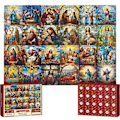 Miniatyrbilde 4 av 6: Rzp 2024 Julekalender Puslespill 1000 deler Papir Flatt Puslespill type c