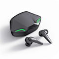 Miniatyrbillede 3 af 5: 5.0 Bluetooth Trådløse Øretelefoner Ultra-lav Latency Støjreduktion Gaming In-ear Ørepropper Til CS PUGB PC Mobilspil Tilbehør a white