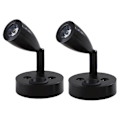 Miniatyrbilde 1 av 5: 2 stk. Leselys LED-spotlight 12V Dimmbar Bryter Vegg Sengelampe Innvendig Lys Bobil 6000k Hvit For Bobil