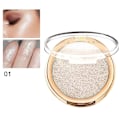 Pikkukuva 1 / 5: Glitter Shiny Meikkipuuteri Highlighter Blush Plate Shimmer High Gloss Contouring Palette Hieno Sileä Puuteri Kirkastava Ihonväri 01 highlight