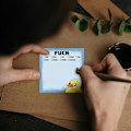 Pikkukuva 5 / 5: Hauska ja röyhkeä ankka -tarrapaperit, 4 kpl hauskoja tarrapapereita, uutuusmuistiinpanovihkoja dont duck with me